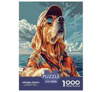 The Labrador Retriever Jigsaw Puzzles Puzzle for Adults Kids. 1000 Pieces Animal Great Gifts Challenge Toy Educational Games Home Decoration for Adults& Kids Age 14 Years Up 38x26cm/1000pcs