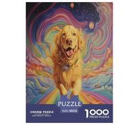 The Labrador Retriever Jigsaw Puzzles Puzzle for Adults Kids. 1000 Pieces Impossible Challenge Toy Educational Game Home Decoration for Educational Games Gifts 38x26cm/1000pcs