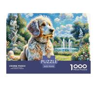 The Labrador Retriever Jigsaw Puzzles Puzzles for Adults Kids. 1000 Pieces Petdog Whimsical Challenge Toy Educational Games Home Decoration for Educational Games Gifts 70x50cm/1000pcs