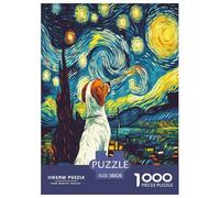 The Labrador Retriever Jigsaw Puzzles Puzzles for Adults Kids. 1000 Pieces Whimsical Challenge Toy Educational Games Home Decoration for Educational Games Gifts 38x26cm/1000pcs