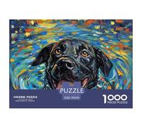 The Labrador Retriever Puzzles 1000 Pieces for Adults Animal with Extra Fun Challenges Colourful Educational Games 100% Recycled Cardboard Jumbo 70x50cm/1000pcs