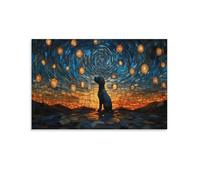The Labrador Retriever Wall Decor Poster Giclee Canvas Prints Modern Canvas Wall Art Picture Wall Hanging for Office Gym Living Room Decor 20x30inch(50x75cm)