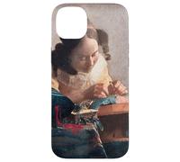The Lacemaker by Johannes Vermeer (1669-1670) Case for iPhone 14 Plus
