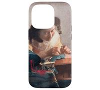 The Lacemaker by Johannes Vermeer (1669-1670) Case for iPhone 14 Pro