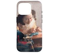 The Lacemaker by Johannes Vermeer (1669-1670) Case for iPhone 16 Pro