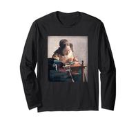 The Lacemaker by Johannes Vermeer (1669-1670) Long Sleeve T-Shirt