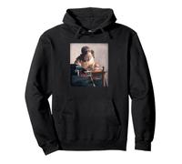 The Lacemaker by Johannes Vermeer (1669-1670) Pullover Hoodie