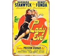 The Lady Eve 1941 Metal Retro Tin Sign Wall Decoration 12 x 8 inches Movie Poster Vintage Look