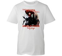 The Lady Pretty Gaga Mayhem Ball World Tour Graphic T-Shirt Rock Music Concert Style Tee (White, M Years)