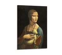 The Lady with An Ermine by Leonardo_Da_Vinci Poster Canvas Wall Art Poster Decorative Modern Home Print Picture Artworks Posters 12x18inch(30x45cm)