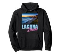 The Laguna Beach California Shore At Sunset Graphic Pullover Hoodie
