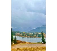 The Lake Before the Frost Lined Notebook