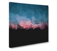 The Lake District Canvas Print | Gallery Wrapped 30mm Frame Wall Art | 14x14 inches | Ready to Hang | Modern Landscape Picture | Living Room Bedroom Lounge Office