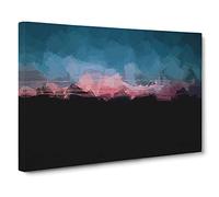 The Lake District Canvas Print | Gallery Wrapped 30mm Frame Wall Art | 30x20 inches | Ready to Hang | Modern Landscape Picture | Living Room Bedroom Lounge Office