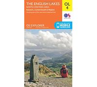 Explorer Ol4 The English Lakes - North Western Area With Digital Version - Green, Green One Size