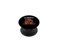 The Lake Doesn't Have A Pager Retired Firefighter Fireman PopSockets Adhesive PopGrip
