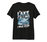 The Lake is Calling and I Must Ride Jetski Life Premium T-Shirt