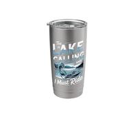 The Lake is Calling and I Must Ride Jetski Life Stainless Steel Insulated Tumbler