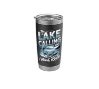 The Lake is Calling and I Must Ride Jetski Life Stainless Steel Insulated Tumbler