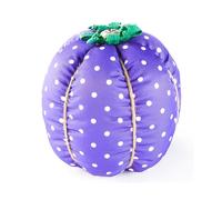 The Lakeside Collection Plush Pumpkin Decoration - Halloween, Harvest Centerpiece - 6 Polka Dot