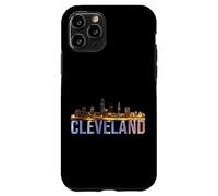 The Land Night Downtown Cleveland Skyline Art Ohio Downtown Case for iPhone 11 Pro