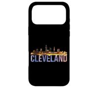 The Land Night Downtown Cleveland Skyline Art Ohio Downtown Case for iPhone 17 Pro Max