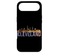 The Land Night Downtown Cleveland Skyline Art Ohio Downtown Case for iPhone Air