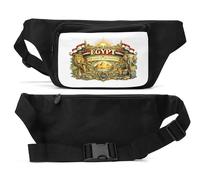 The Land of Ancient Pharaohs Unisex Waist Bag Black