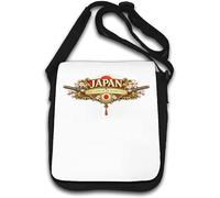 The Land of Rising Sun Design Shoulder Bag White