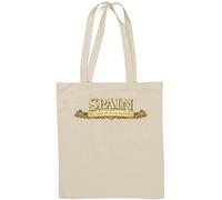 The Land of Sun and History Natural Cotton Tote Bag White