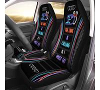 The Lane Is Calling I Must Go Bowling 2 Pcs Bucket Seats Covers Comfortable Front Seats Cushion Cover Elasticity Car Seat Protector Universal Fit Car Sedan Mpv