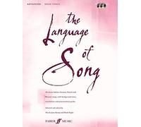 The Language of Song -- Advanced: High Voice (Book & CD) (Faber Edition) by Staff, Alfred Publishing (2009) Paperback