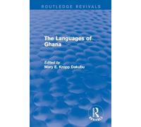 The Languages of Ghana (Routledge Revivals)