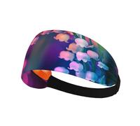 The Lantern Pitcher flowerWide Non-Slip Sweat Headbands,Soft Breathable Exercise for Running, Yoga, Cycling and utdoor Sports
