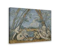 The Large Bathers by Paul Cézanne 1900-06 Post-Impressionism Art Print Canvas Poster Wall Art Decor Print Picture Paintings for Living Room Bedroom Decoration 24x36inch(60x90cm)