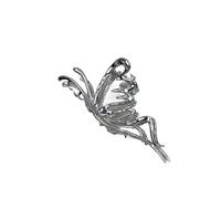 The Large Metal Clip With A Hollowed-out Is Simple(Silver)