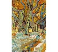 The Large Plane Trees - Vincent van Gogh - Notebook: 120 Lined Pages 6" x 9" Journal Diary Notepad