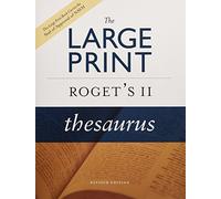 The Large Print Roget's II Thesaurus