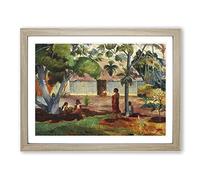 The Large Tree By Paul Gauguin Classic Painting Framed Print | A3 Oak Framed Wall Art | Ready to Hang | Classic Floral Picture | Living Room Bedroom Lounge Office