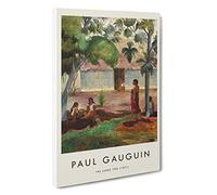 The Large Tree Paul Gauguin Canvas Print | Gallery Wrapped 30mm Frame Wall Art | 30x20 inches | Ready to Hang | Impressionist Landscape Picture | Living Room Bedroom Lounge Office