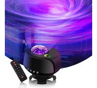 The Largest Coverage Area Galaxy Lights Projector 2.0, FLITI Star Projector, with Changing Nebula and Galaxy Shapes Galaxy Night Light