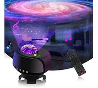 The Largest Coverage Area Galaxy Lights Projector 2.0, FLITI Star Projector, with Changing Nebula and Galaxy Shapes Galaxy Night Light
