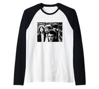 The La's There She Goes Rock Band Portrait By AJ Barratt Raglan Baseball Tee