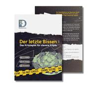 "The Last Bite" (Case 1) - Detective & Puzzle Game by Deductus: Solving Crime Scene at Home, 1-6 Players, 90-150 Mins, 20 Evidence + Web/Audio Tracks, Ages 14+