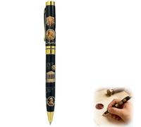 THE LAST CENT 2025 Commemorative Pen,Vintage Relief One Cent Tribute Pen,Penny Final Chapter Collectible Pens with Matte Black Finish, for Coin Collectors & History Lovers (1)