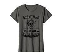 The Last Fling Bridal Crew Gothic Bachelorette Party T-Shirt