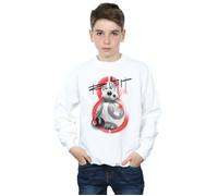 The Last Jedi BB-8 Roll With It Sweatshirt Star Wars White 9 Years
