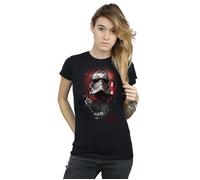 The Last Jedi Captain Phasma Brushed Cotton T-Shirt Star Wars Black L