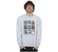 The Last Jedi Dark Side Multi Character Sweatshirt Star Wars Grey XL