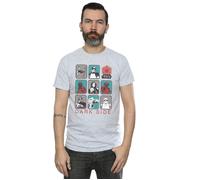 The Last Jedi Dark Side Multi Character T-Shirt Star Wars Grey M